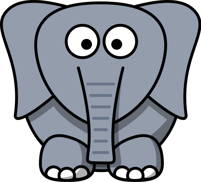Free Cartoon Elephant Clip Art