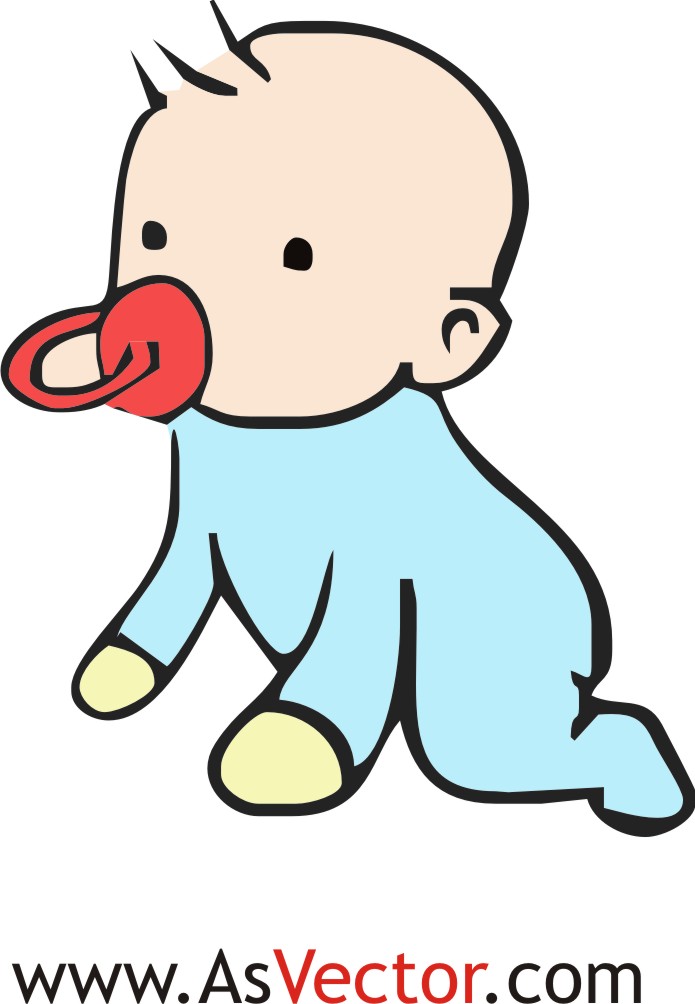 cartoon image of a baby - Clip Art Library