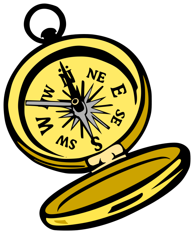 Free Yellow Compass Clip Art