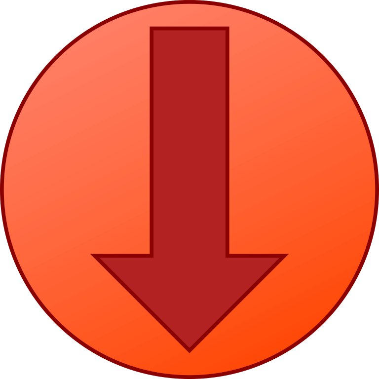 File:Down arrow red - Wikimedia Commons