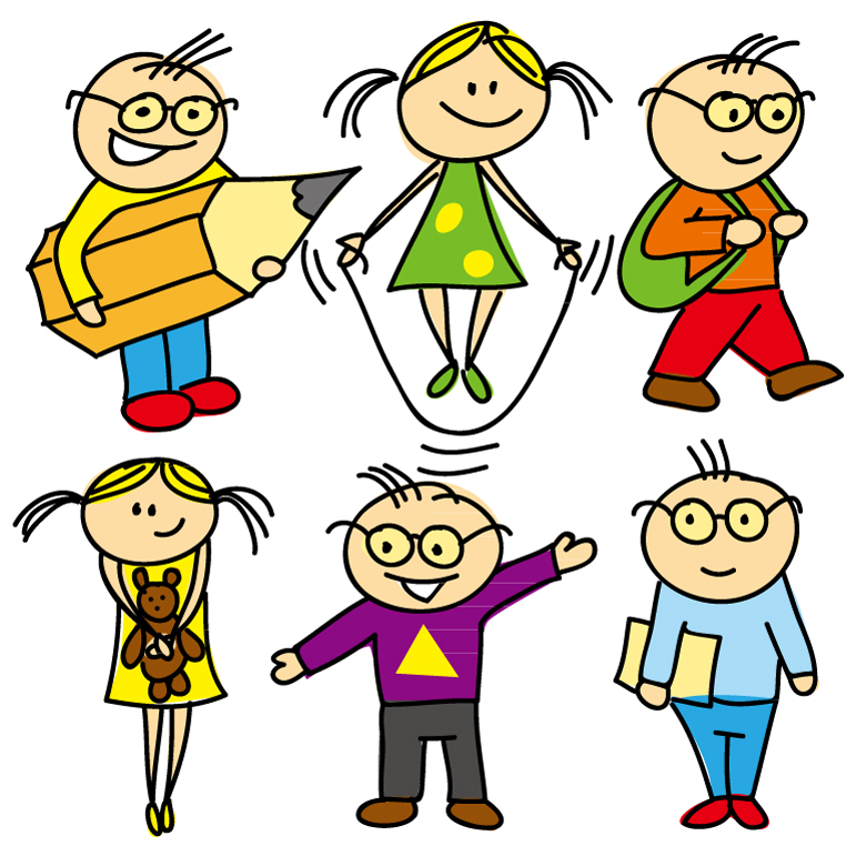 Cartoon Children 2 | Free Vector Graphic Download - Clipart library 