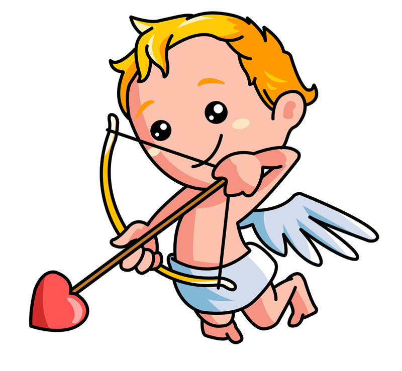 Valentines Day Cupid Clip Art - Cute Love and Funny Wallpapers 