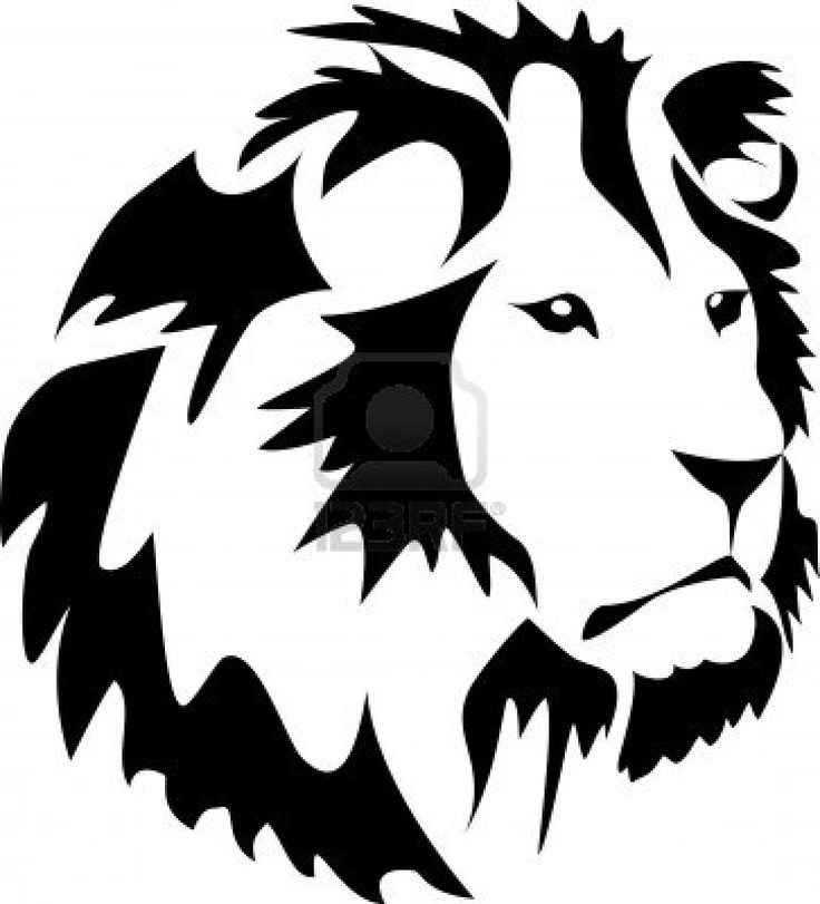 silhouette clip art lions - Bing Images | Ideas for the House | Pinte?