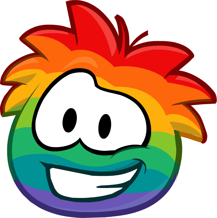 Rainbow Puffle - Club Penguin Wiki - The free, editable 