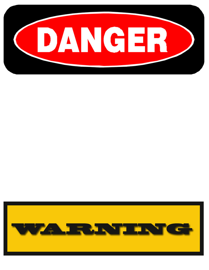 Free Printable Safety Signs Template