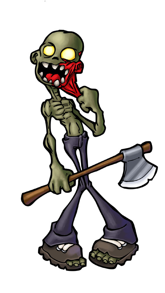 Clipart library: More Like zombie cleaning lady by ~cheesyniblets