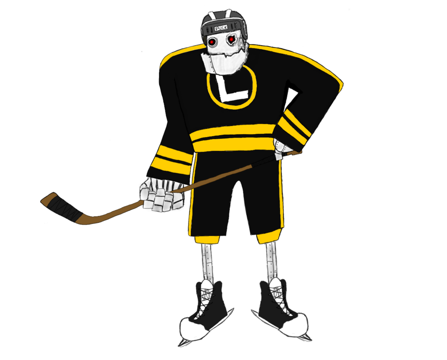 Puck, Robot Hockey Player by Mr-WEIRD on Clipart library