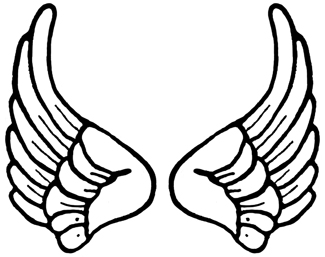Small Angel Wings Clipart