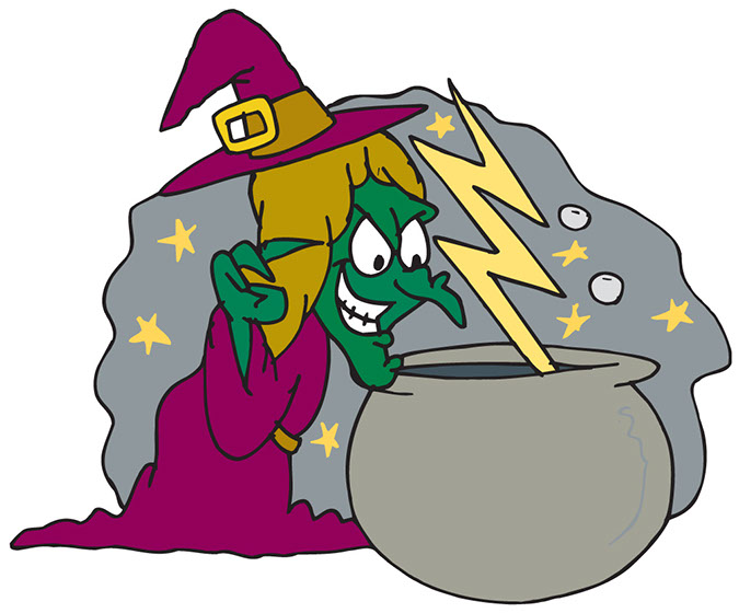 Cartoon Pictures Of Witches.