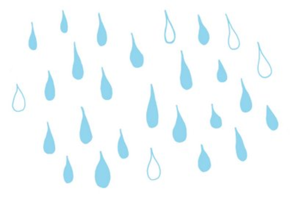 Raindrops With Clouds Gif - Clipart library