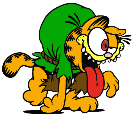 Halloween Garfield Cartoon Character Clipart Picture Image 2 - I 