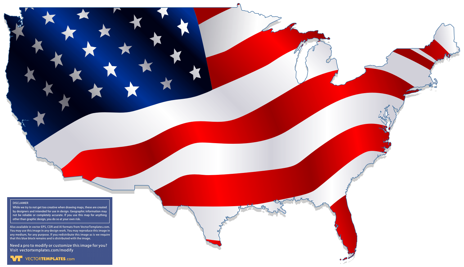 Usa Flag Vector Free Download - www.