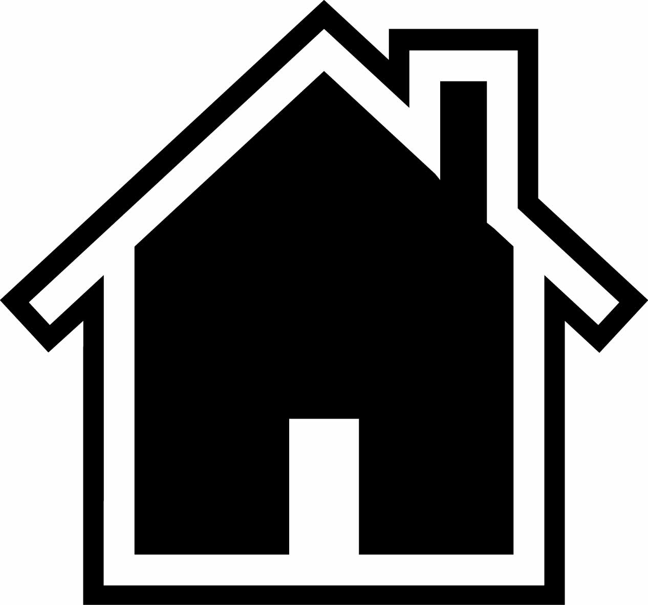 free clipart of house outline - photo #22