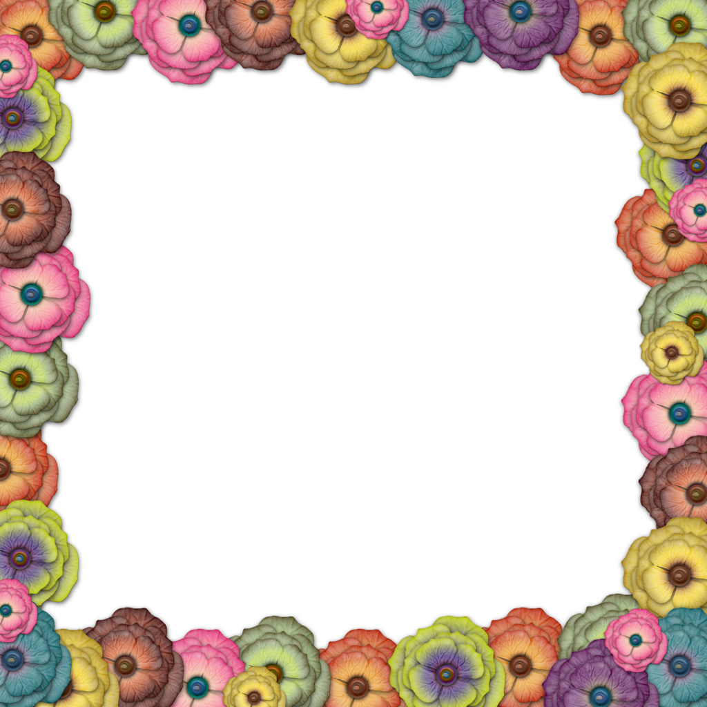 Flower Border Clipart - Free Clip Art Images
