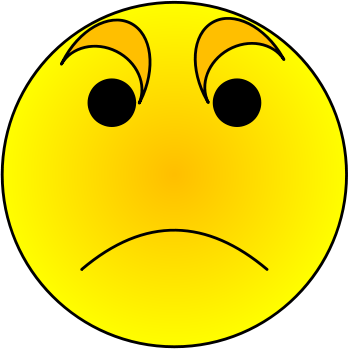 Frowning Face - Clipart library