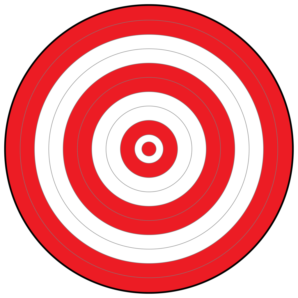 All Red Bullseye Target | Easy Eye Archery Products Inc.
