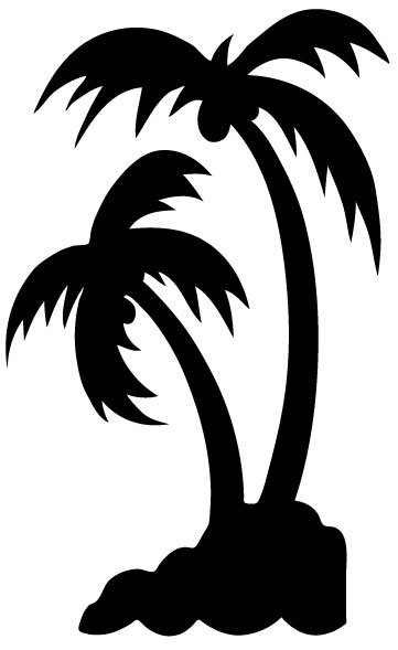 Palm Tree Clipart Black And White | Clipart library - Free Clipart 
