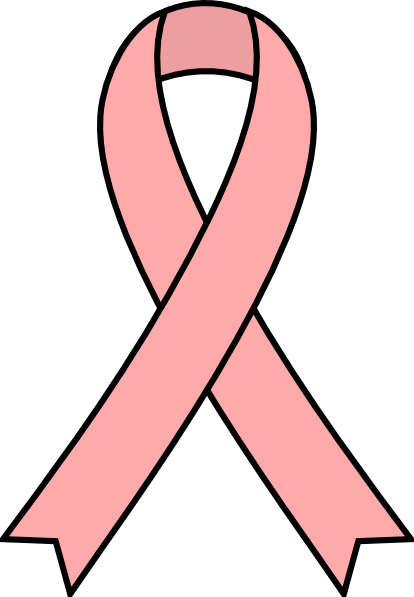Pink Awareness Ribbon clip art - vector clip art online, royalty 