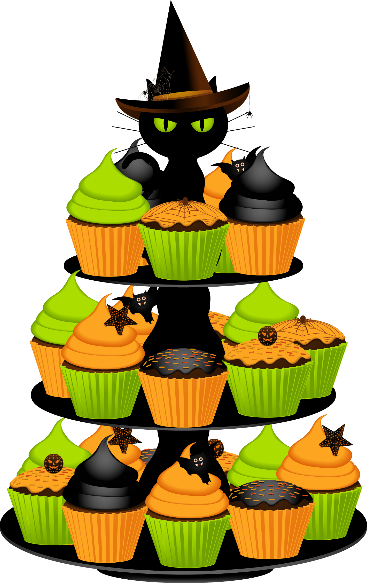 Halloween Cupcake Clipart | Clipart library - Free Clipart Images