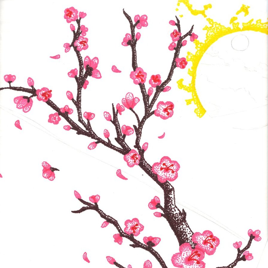 Free Cartoon Cherry Blossom Tree, Download Free Cartoon Cherry Blossom