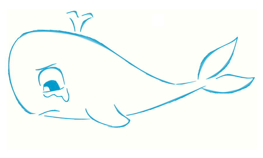 Whale is crying by h2okerim on Clipart library