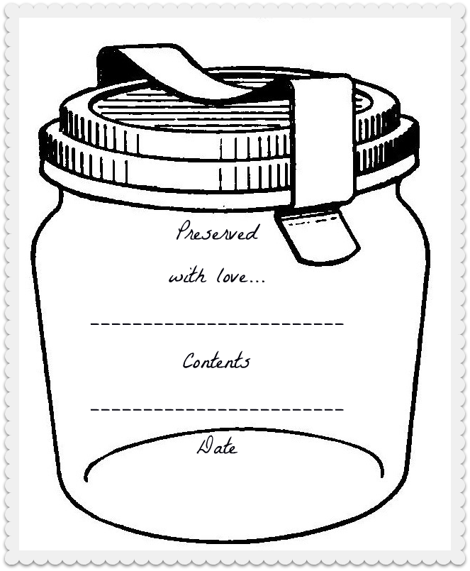 Reading, Roses  Prose: All Purpose Canning Jar Labels ~ Free 