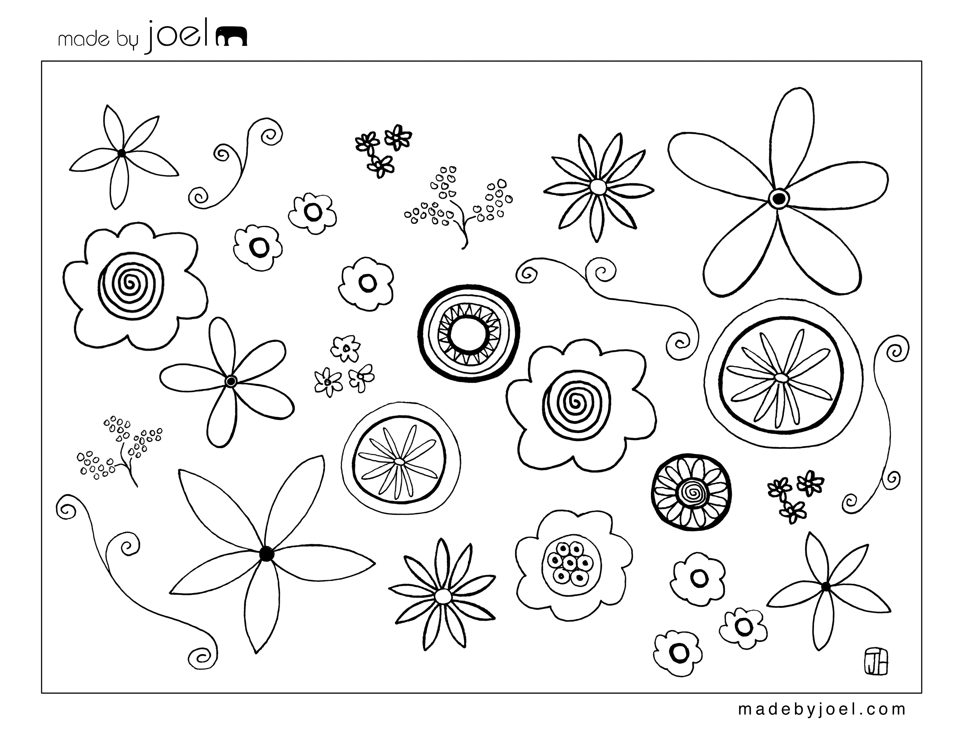 Free Flower Template To Colour, Download Free Flower Template To ...