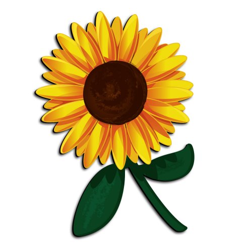 Sunflower Cartoon - Clipart library