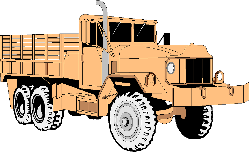 Free Clipart : Army Clipart : 5-ton-truck