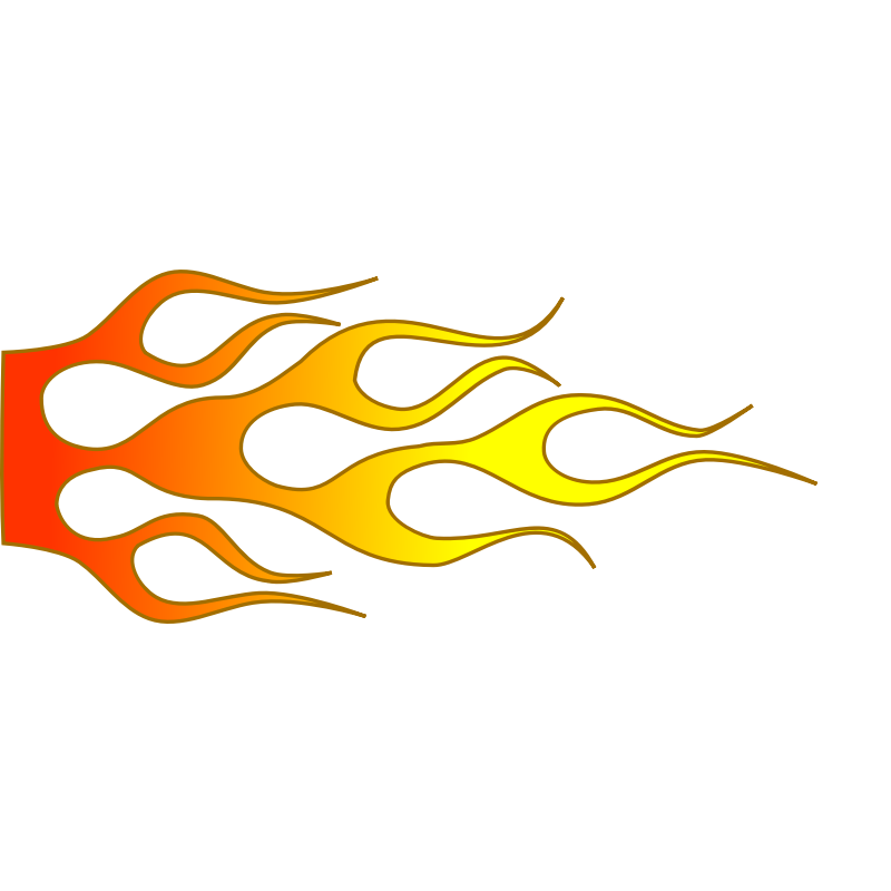 Racing Flame Openclipart