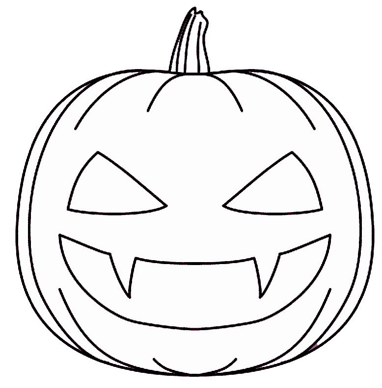 Halloween Pumpkin Outline Printable Clip Art Library