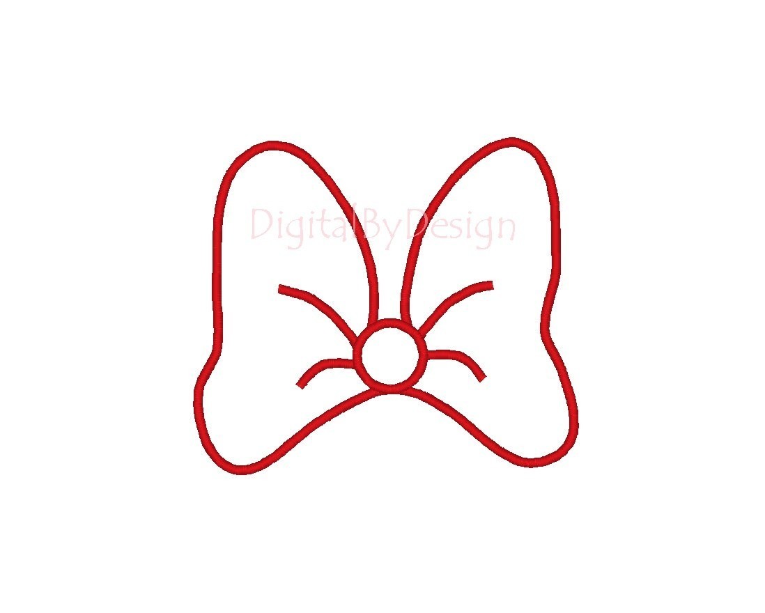 Minnie Bow Outline Images  Pictures - Becuo