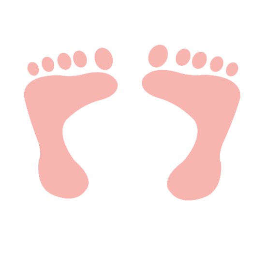 Free Clip Art Baby Footprints - Clipart library