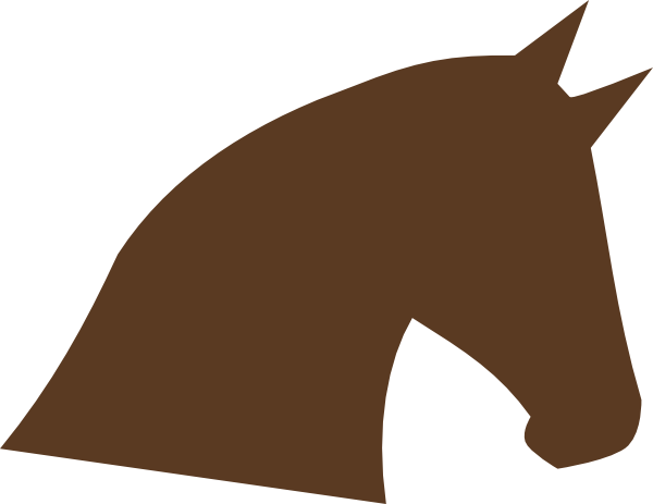 Horse Head Silhouette clip art - vector clip art online, royalty 