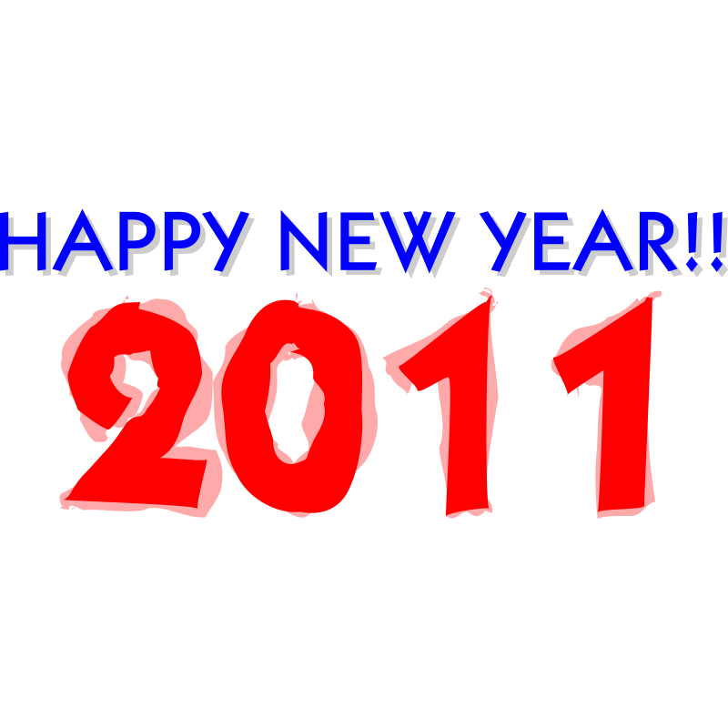 Clipart - Happy New Year 2011