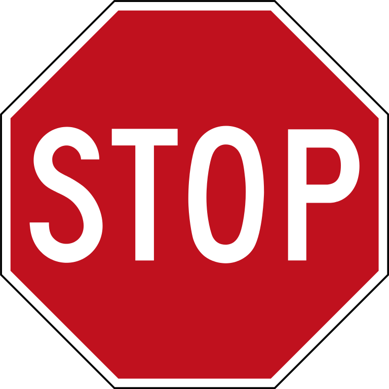 File:Stop sign - Wikimedia Commons