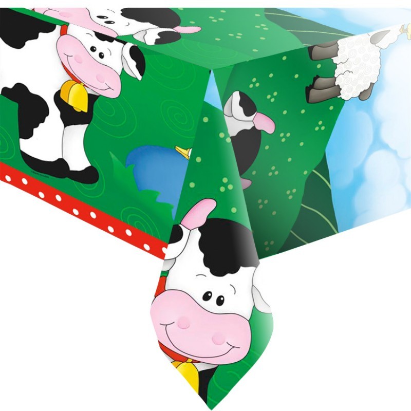 Gorgeous Farmyard Friends Party Tablecover Kids Birthday Parties 