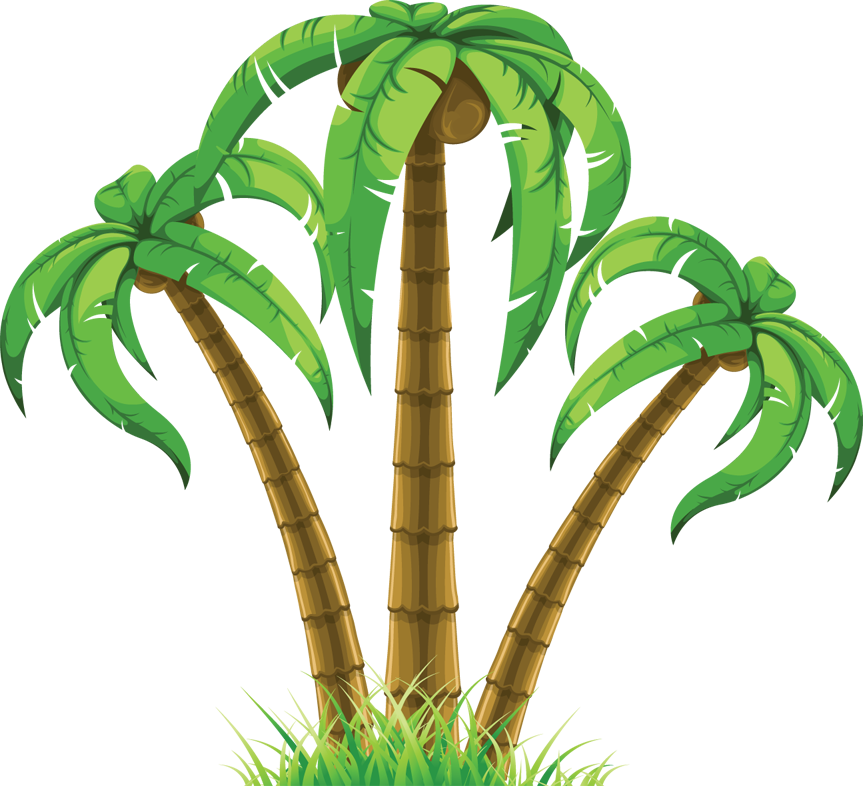 Clip Art Palm Tree And Beach Images  Pictures - Becuo