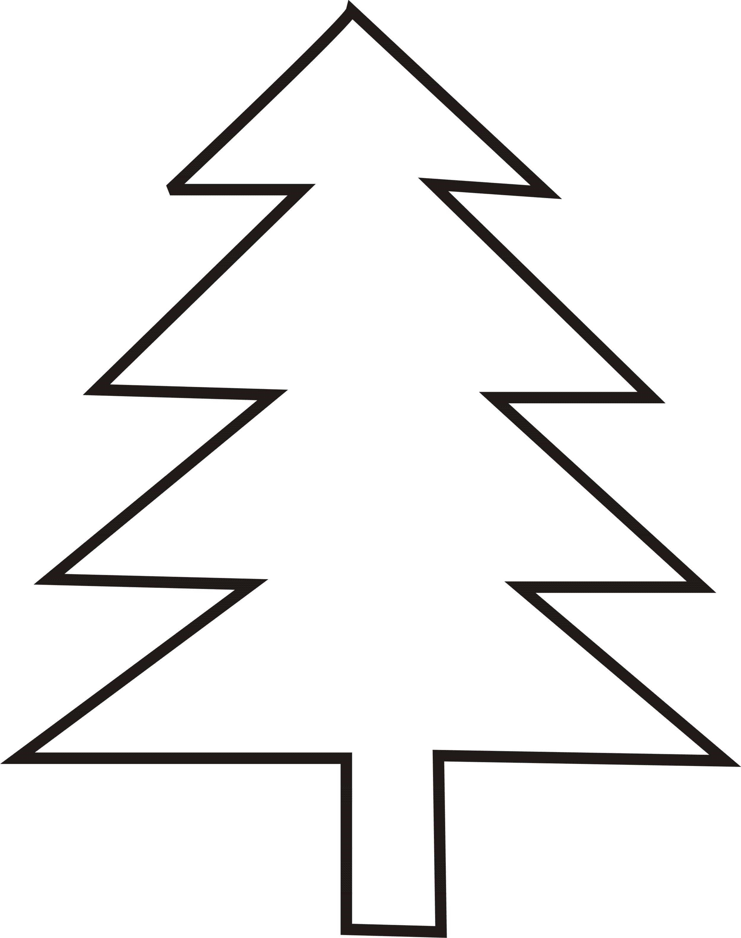 Xmas Stuff For  Christmas Tree Outline