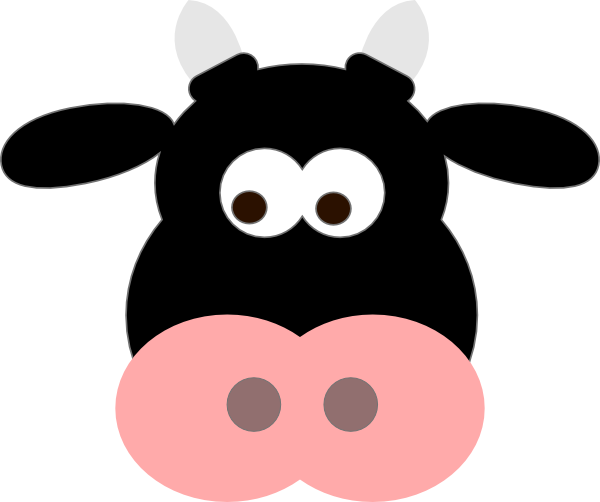 Cartoon Cow Face 