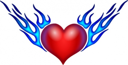 Burning Heart clip art - Download free Other vectors