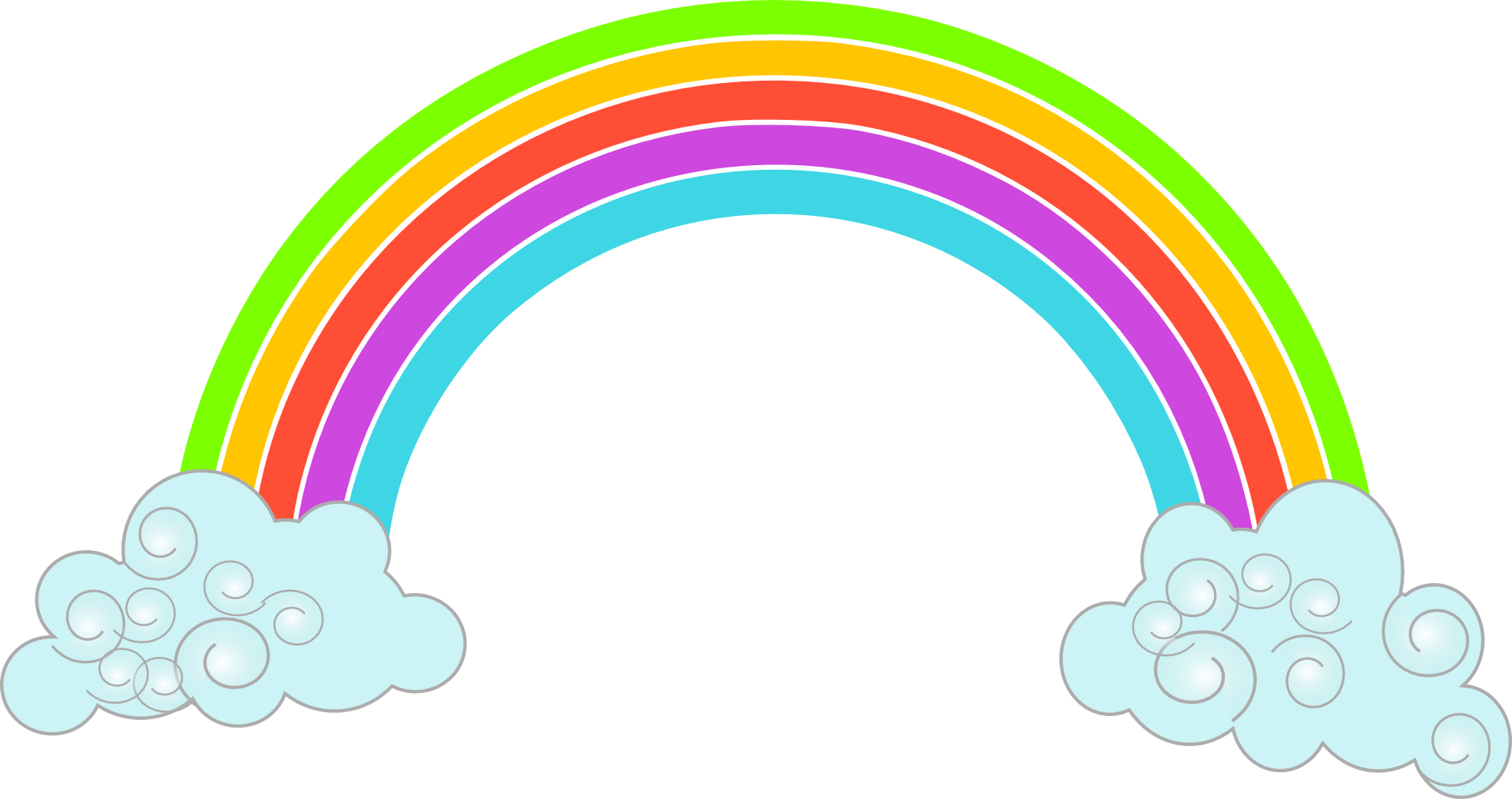 Free Cartoon Rainbow, Download Free Cartoon Rainbow png images, Free