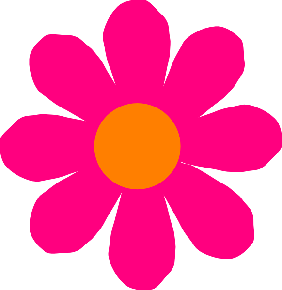 Clipart Pink Flower | Clipart library - Free Clipart Images