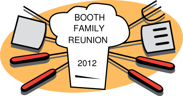 Booth Family Reunion clip art - vector clip art online, royalty 