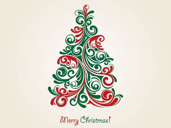 Christmas Tree Vector Vector Graphic - Christmas Vector Graphics 