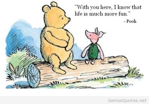 pooh and piglet difficult day - Clip Art Library