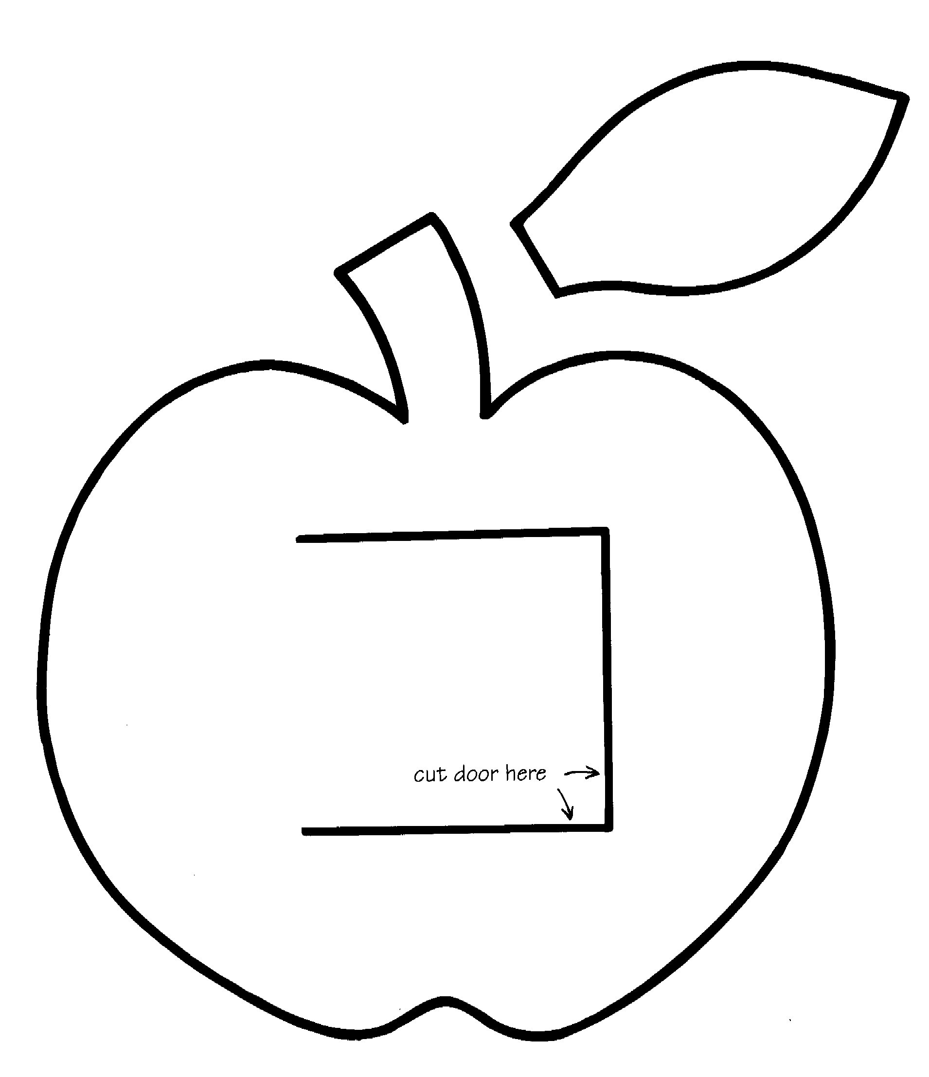 Apple Stem Template