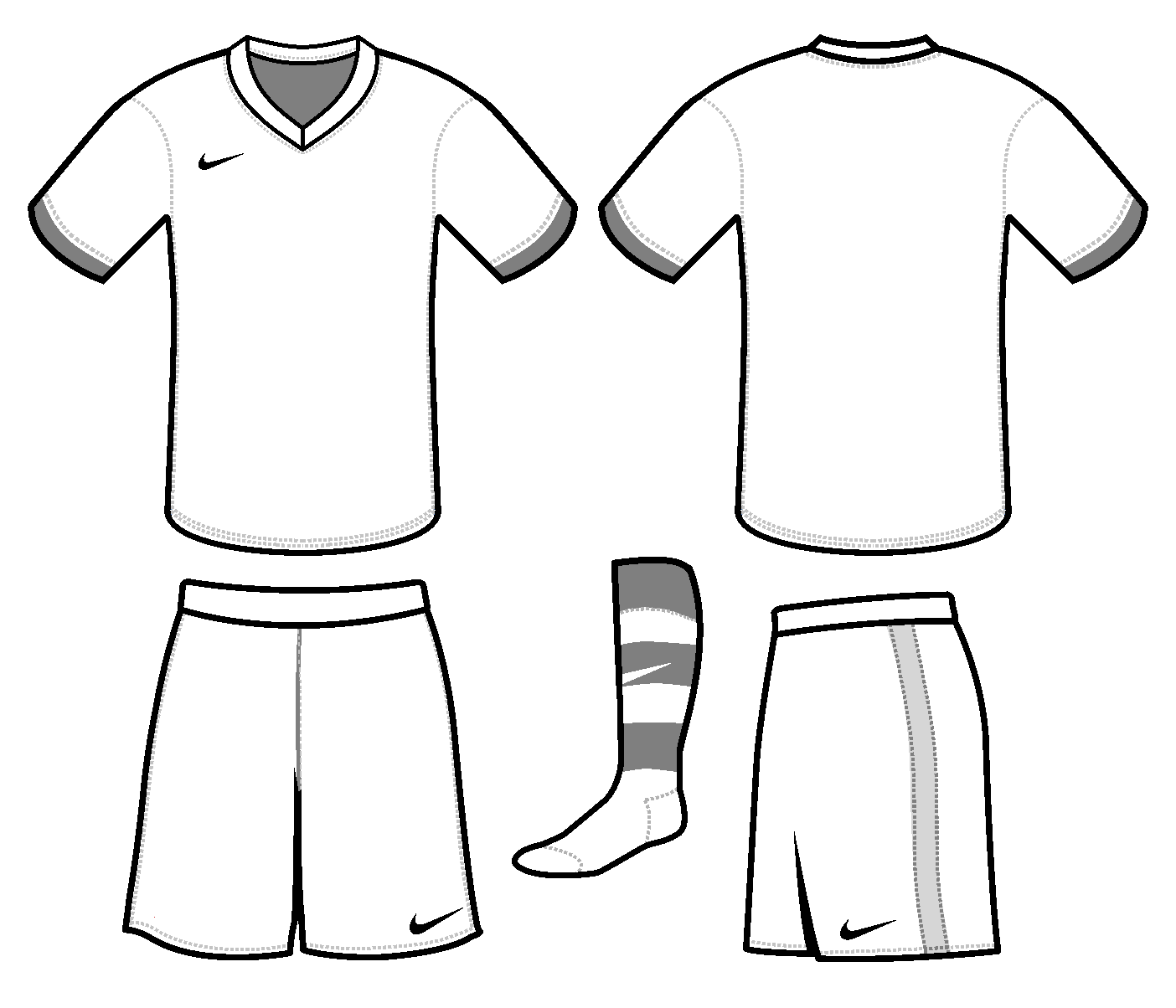 Free Blank Soccer Jersey Template, Download Free Blank Soccer Jersey