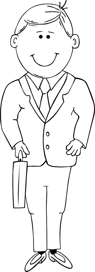 Gerald G Man Suit 2 - free-clipart.org