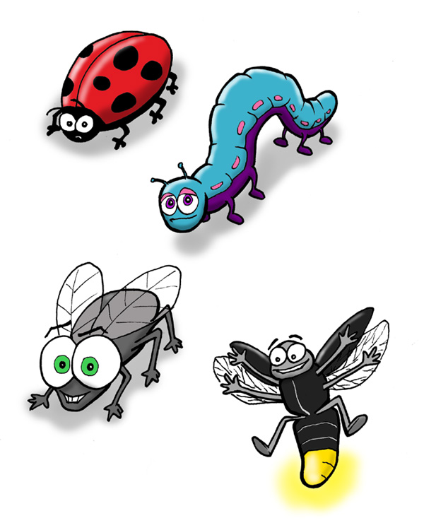 Cartoon bugs by SethWolfshorndl on Clipart library